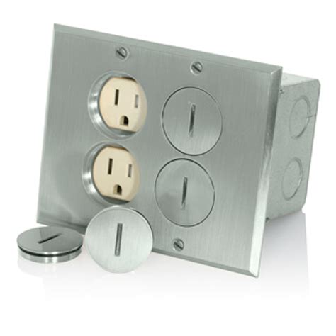 floor box outlet plate covers